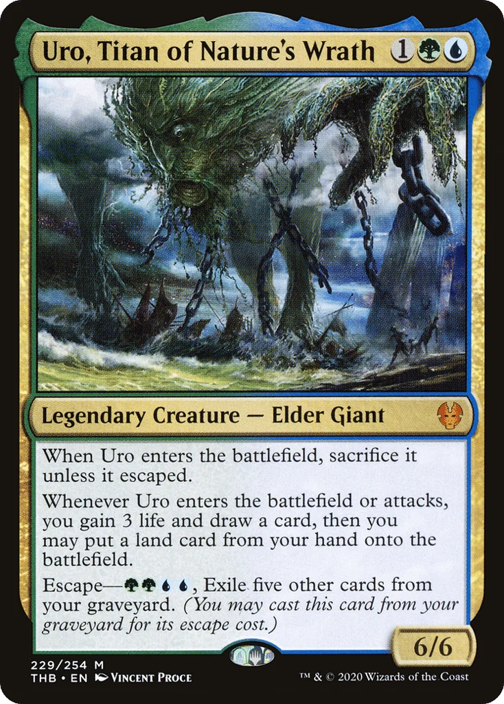 Uro, Titan of Nature's Wrath · Theros Beyond Death