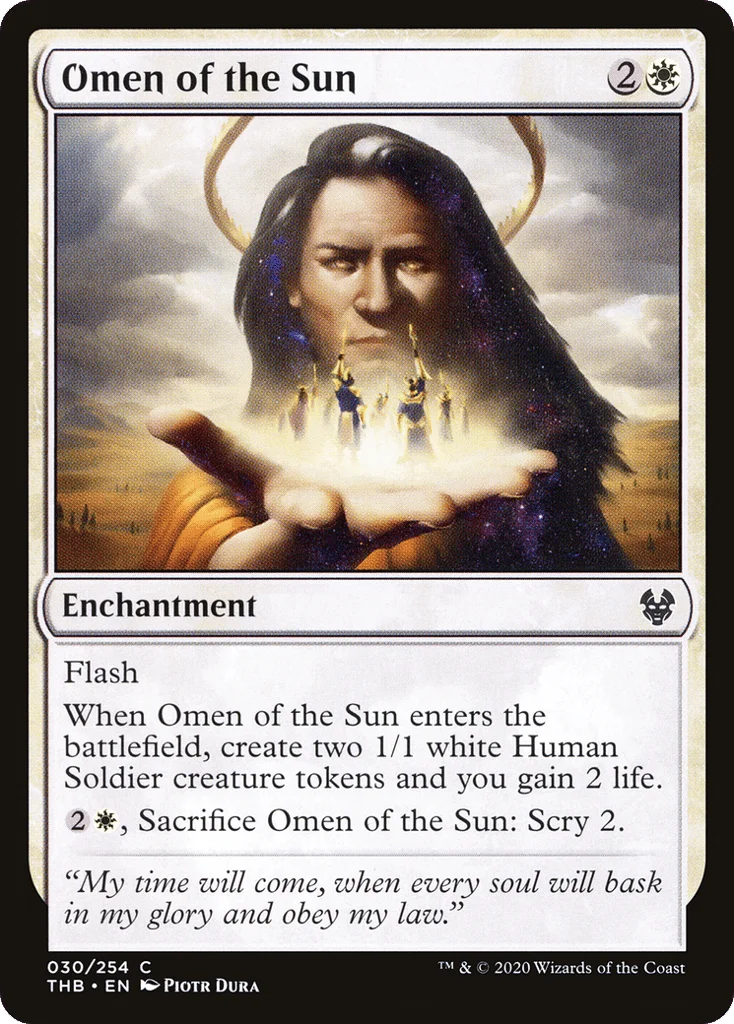Omen of the Sun · Theros Beyond Death