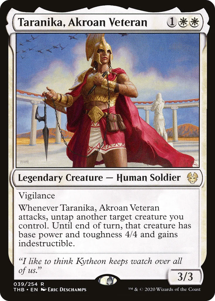 Taranika, Akroan Veteran · Theros Beyond Death