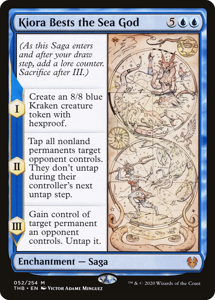 Kiora Bests the Sea God · Theros Beyond Death