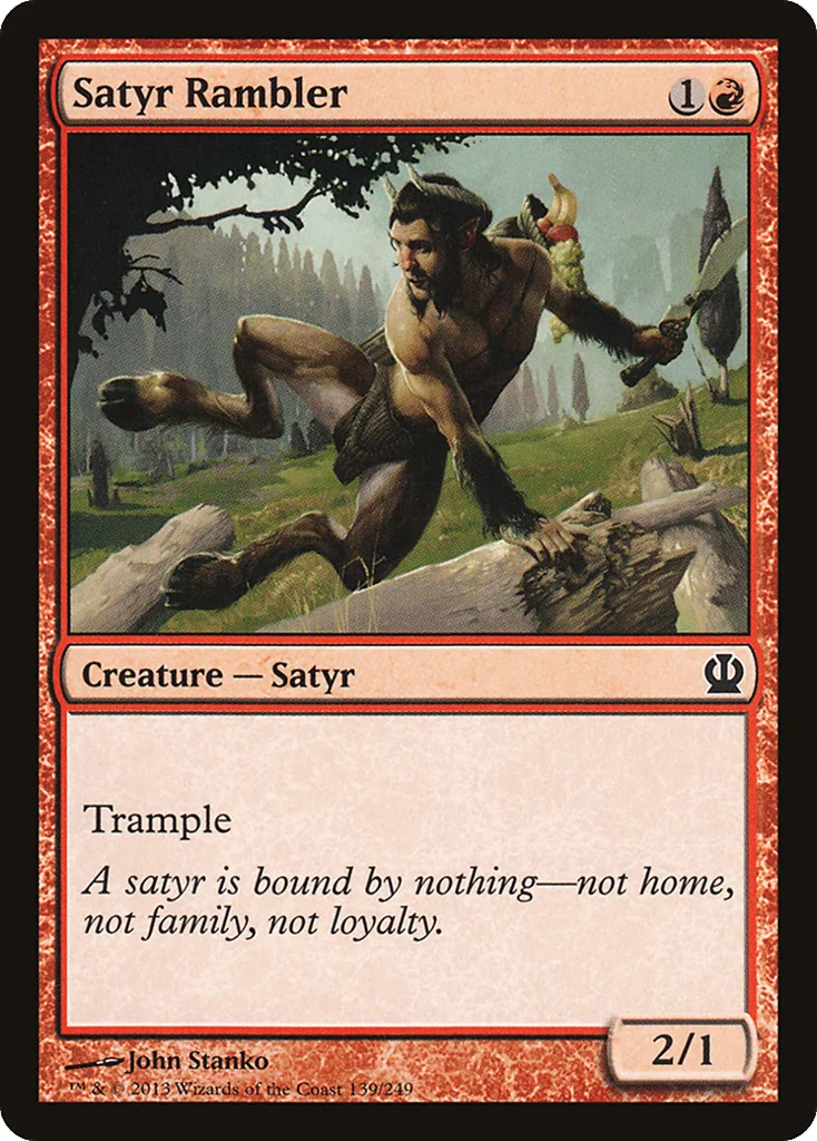 Satyr Rambler · Theros