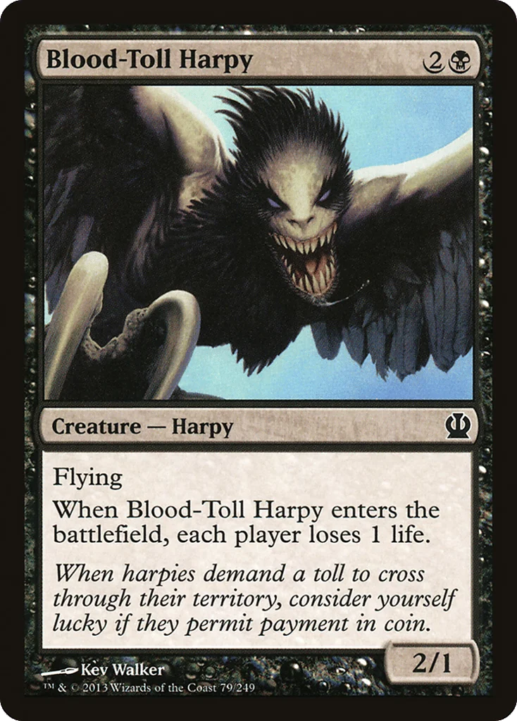 Blood-Toll Harpy · Theros