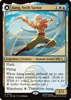 Aang, Swift Savior // Aang and La, Ocean's Fury