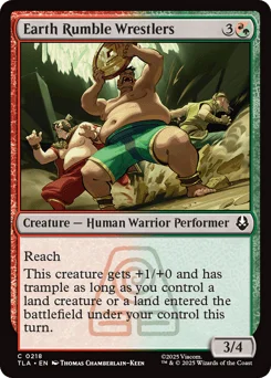 Earth Rumble Wrestlers