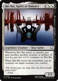 Hei Bai, Spirit of Balance