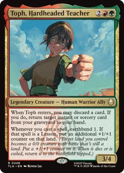 Toph, Hardheaded Teacher