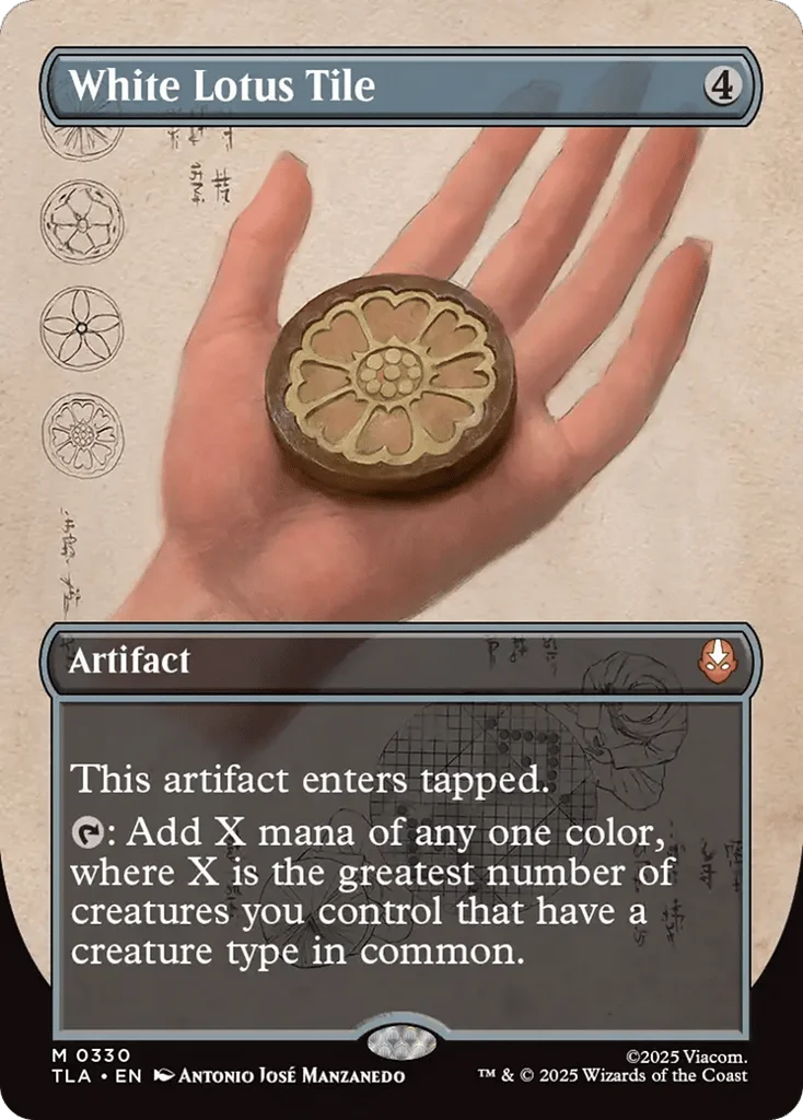White Lotus Tile · Avatar: The Last Airbender