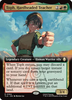 Toph, Hardheaded Teacher