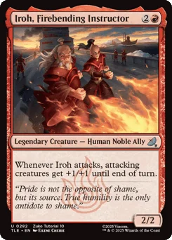 Iroh, Firebending Instructor