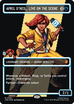 April O'Neil, Live on the Scene