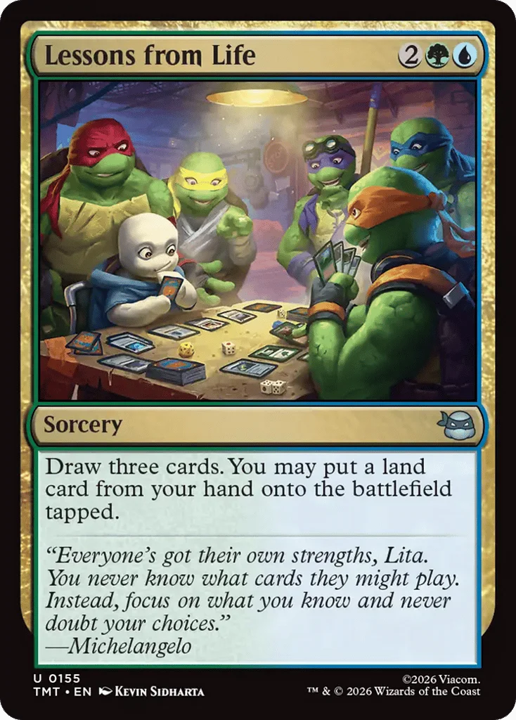 Lessons from Life · Teenage Mutant Ninja Turtles
