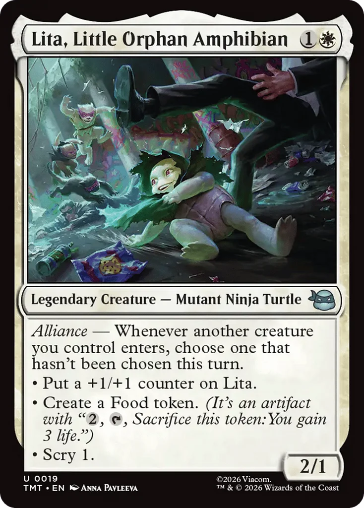 Lita, Little Orphan Amphibian · Teenage Mutant Ninja Turtles
