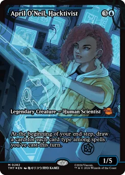 April O'Neil, Hacktivist