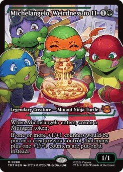 Michelangelo, Weirdness to 11