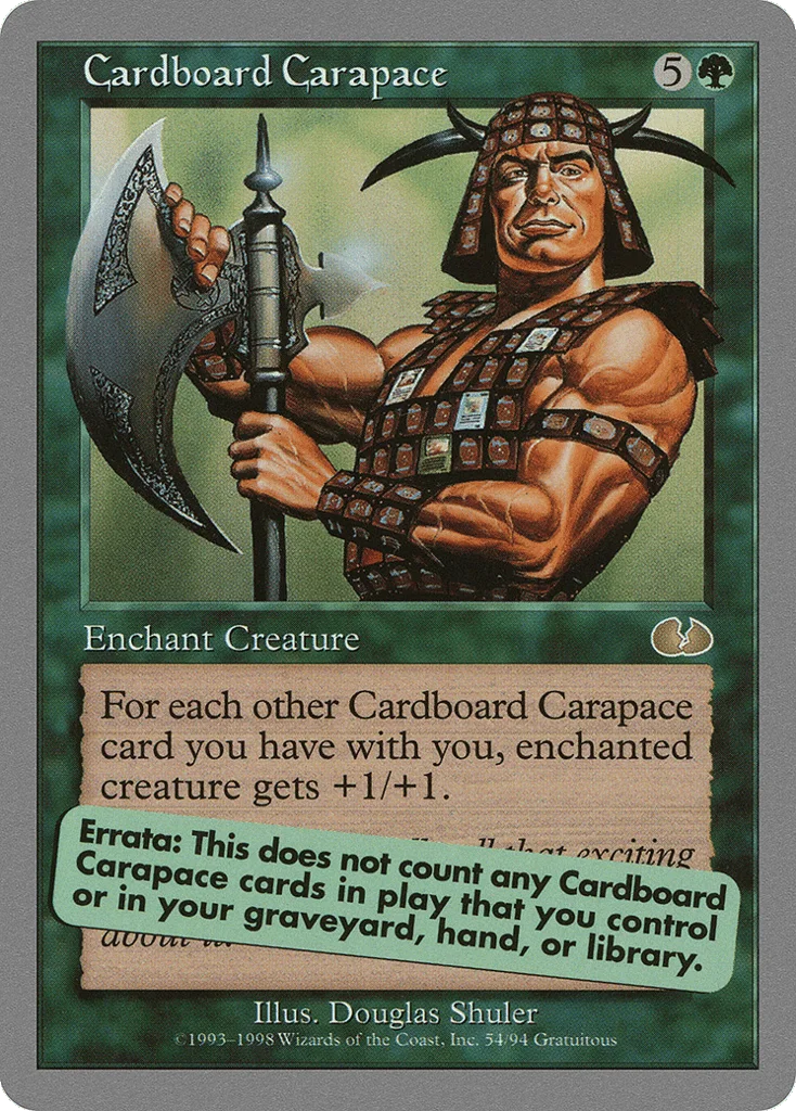 Cardboard Carapace · Unglued