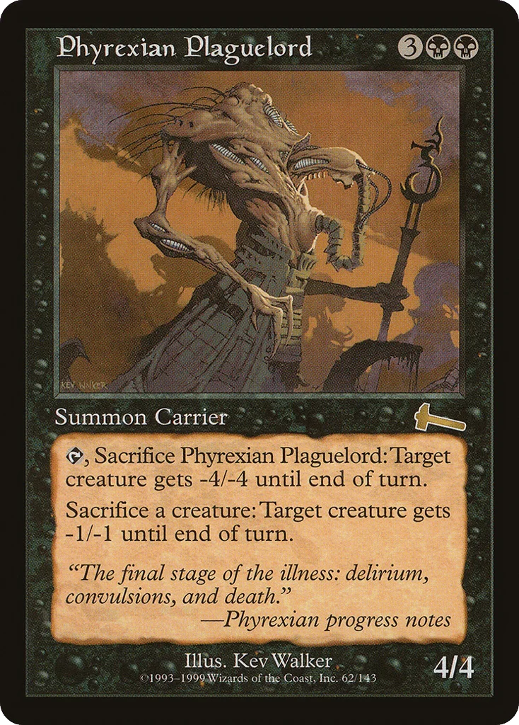 Phyrexian Plaguelord · Urza's Legacy