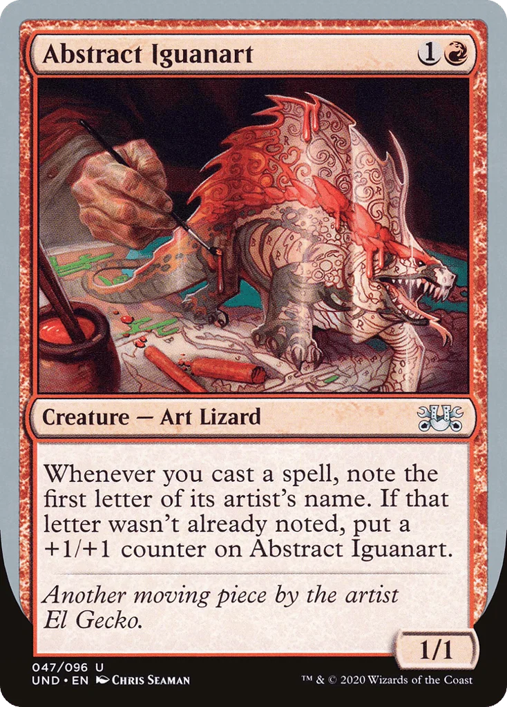 Abstract Iguanart · Unsanctioned