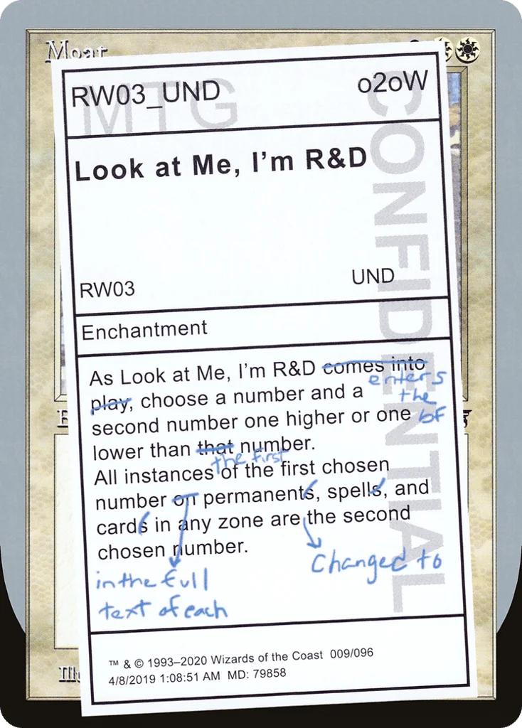 Look at Me, I'm R&D · Unsanctioned