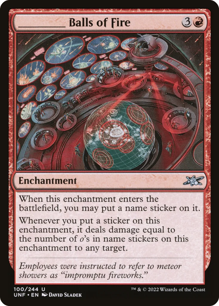 _____ Balls of Fire · Unfinity