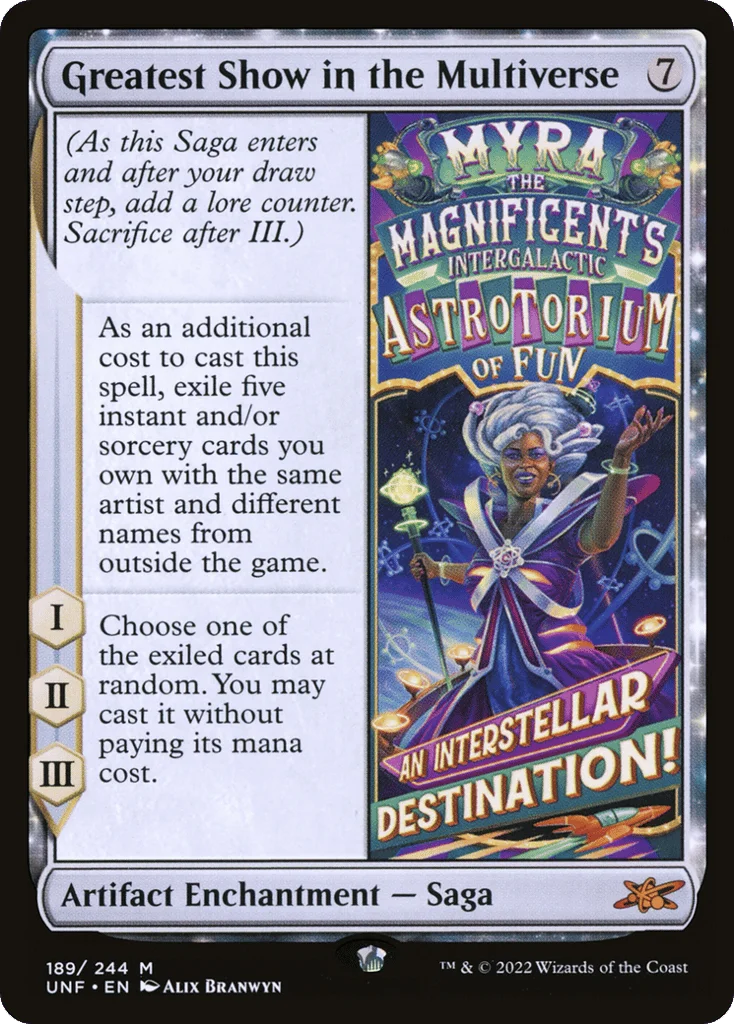 Greatest Show in the Multiverse · Unfinity