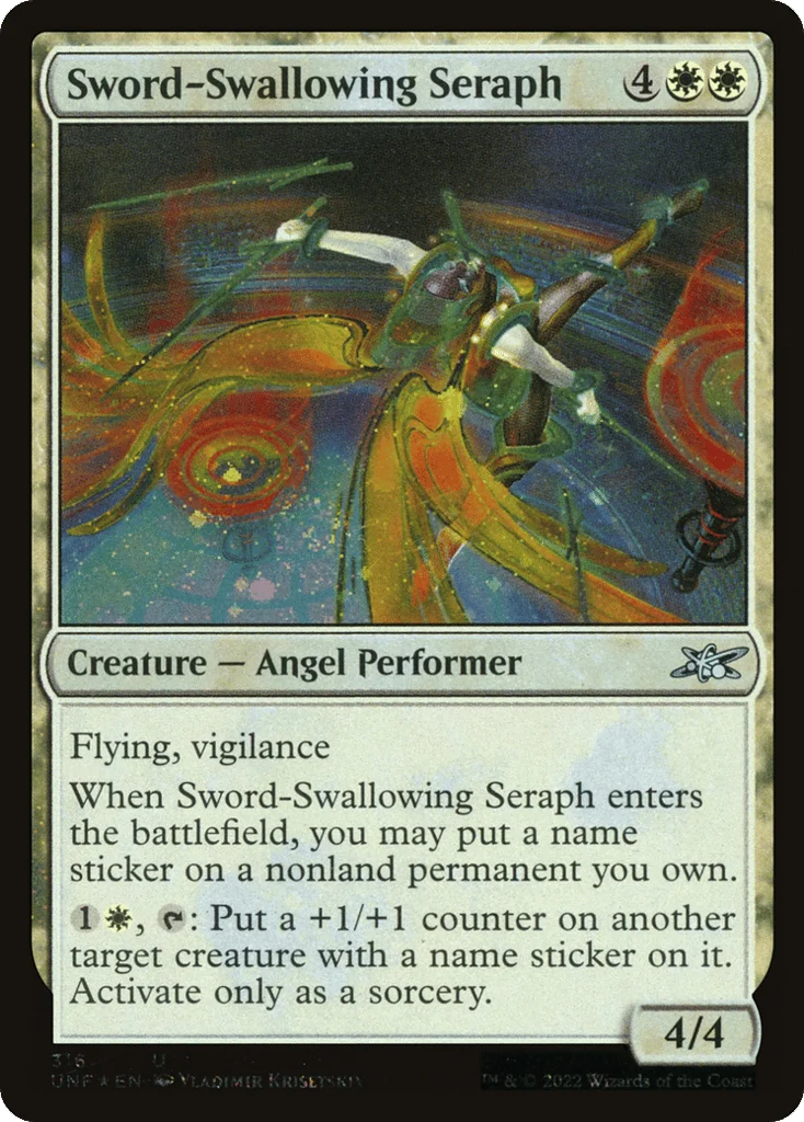 Sword-Swallowing Seraph · Unfinity
