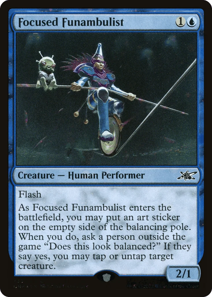Focused Funambulist · Unfinity