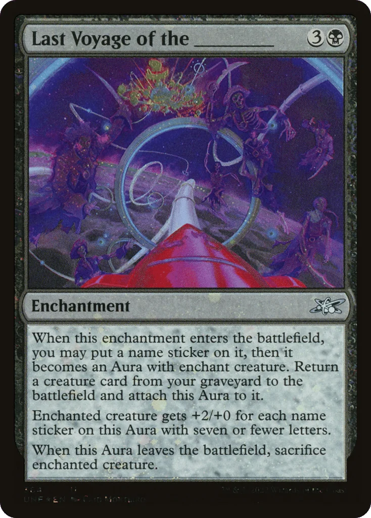 Last Voyage of the _____ · Unfinity