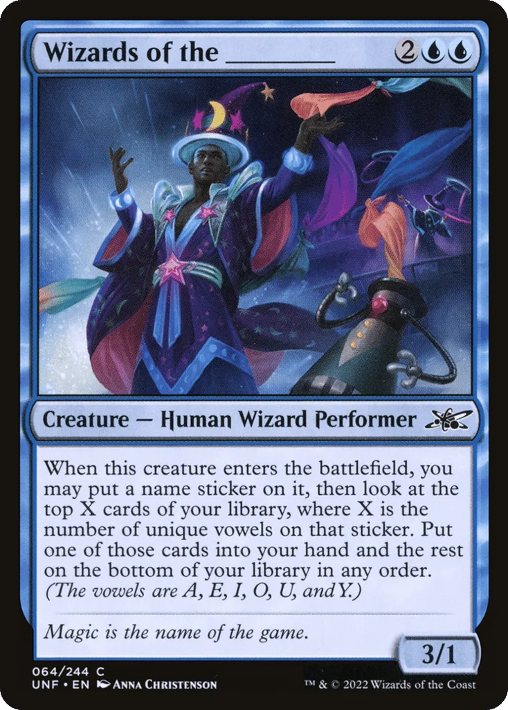 Wizards of the _____ · Unfinity