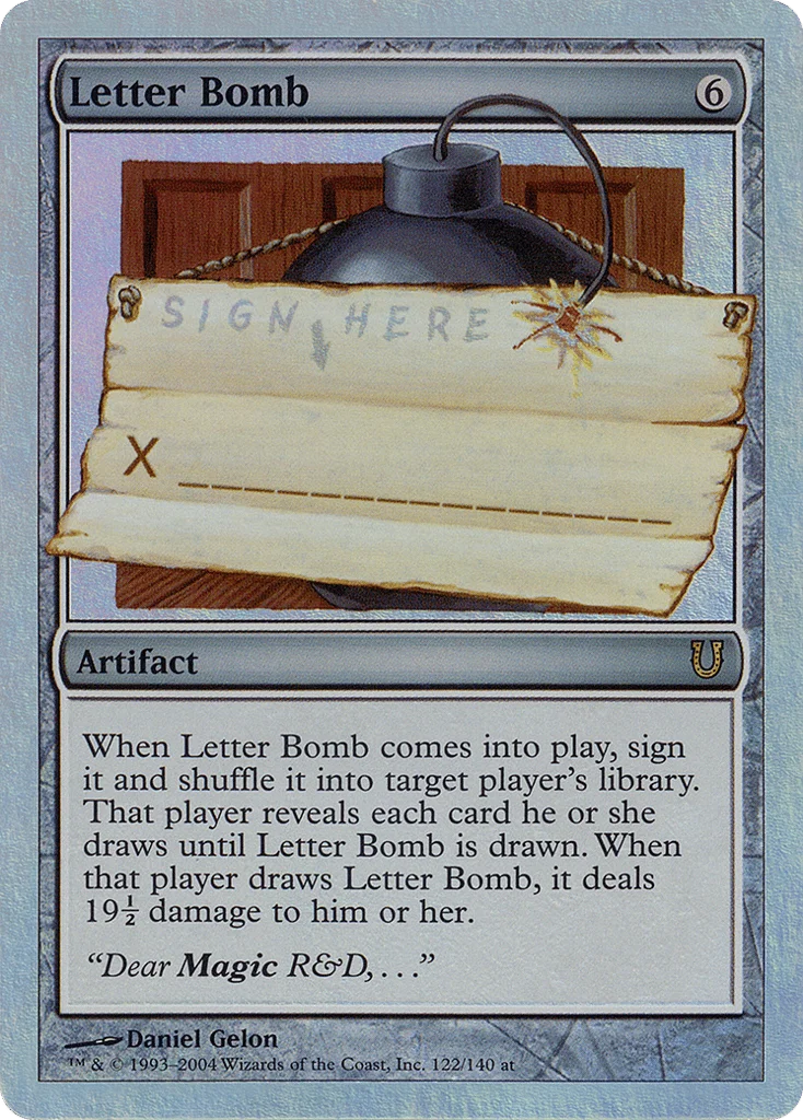 Letter Bomb · Unhinged