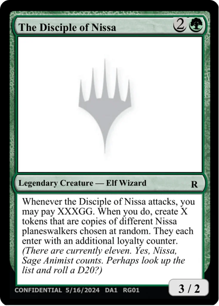 The Disciple of Nissa · Unknown Event