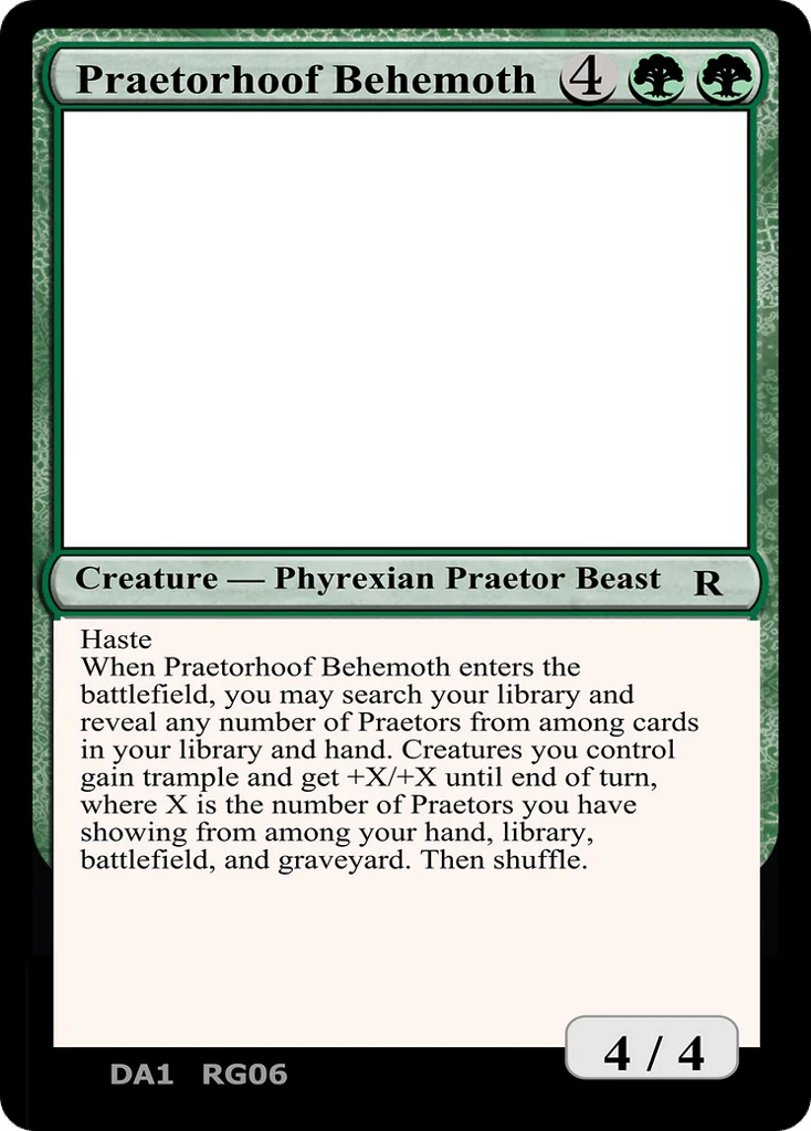 Praetorhoof Behemoth · Unknown Event
