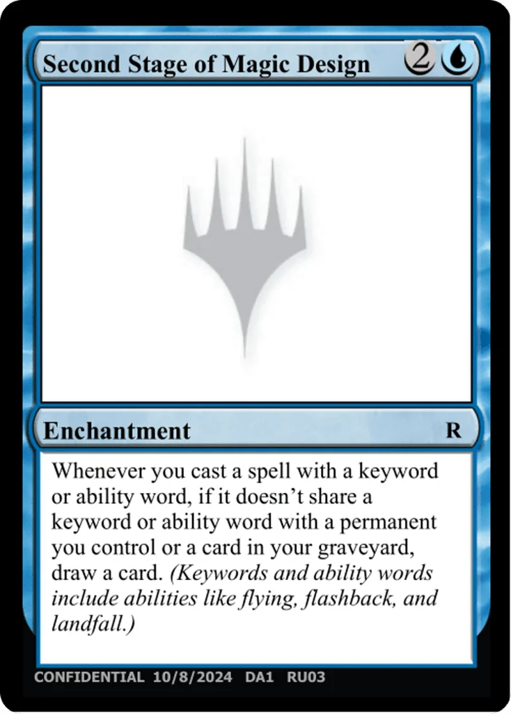 Second Stage of Magic Design · Unknown Event
