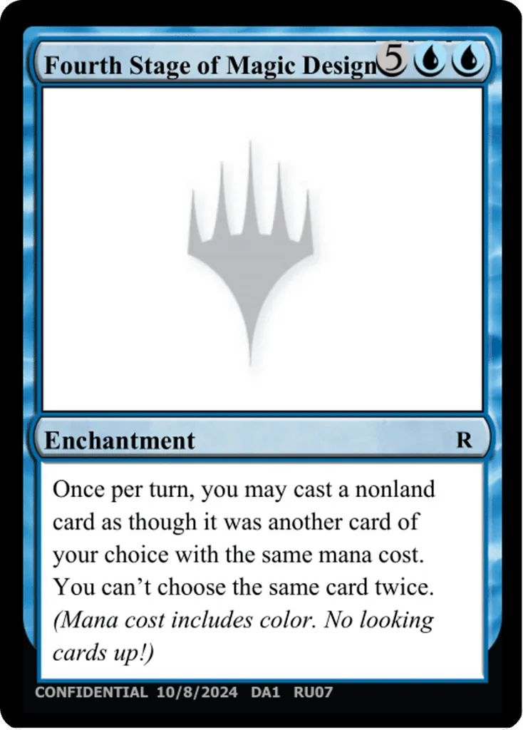 Fourth Stage of Magic Design · Unknown Event