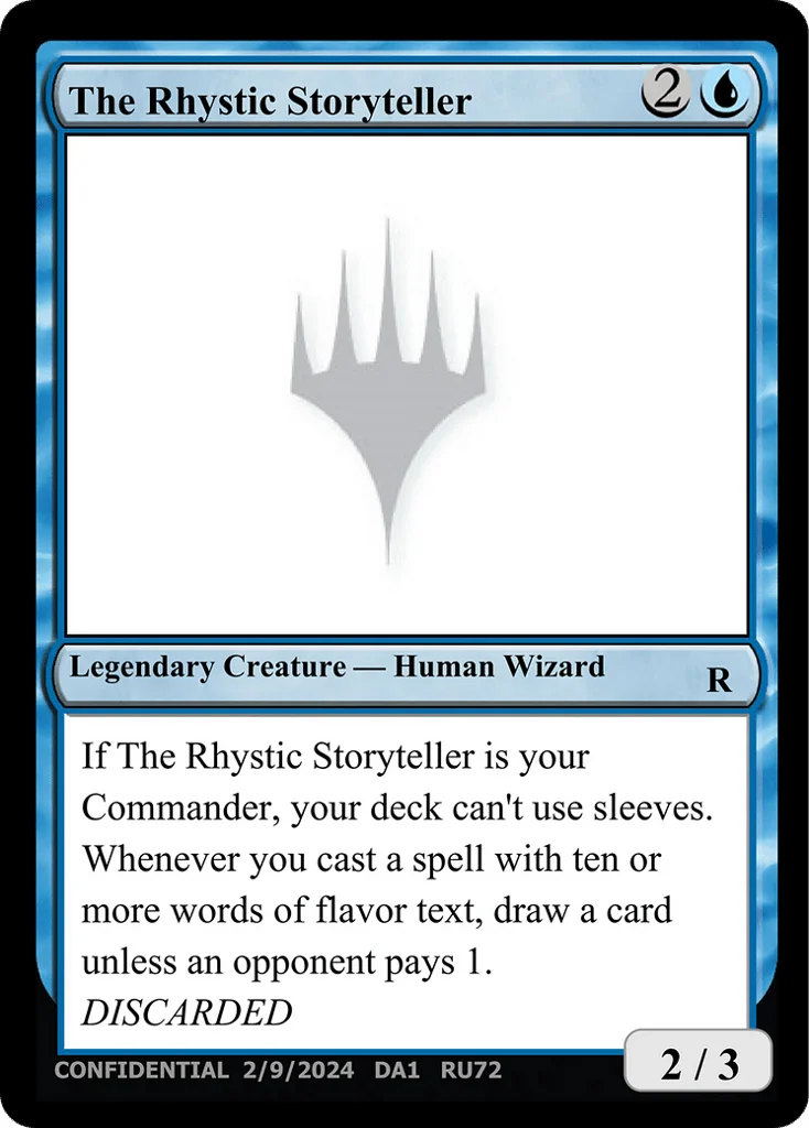 The Rhystic Storyteller · Unknown Event
