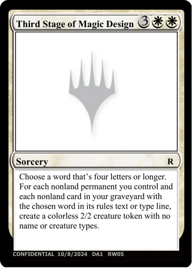 Third Stage of Magic Design · Unknown Event