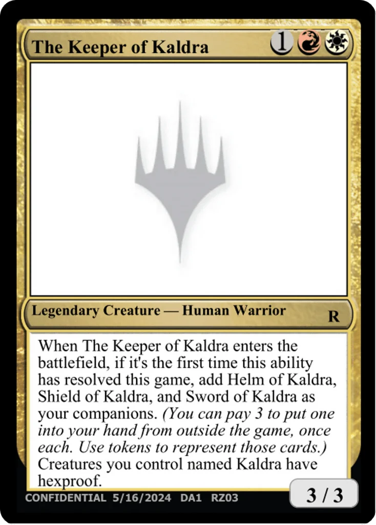 The Keeper of Kaldra · Unknown Event
