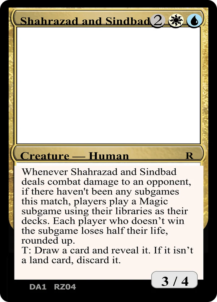 Shahrazad and Sindbad · Unknown Event