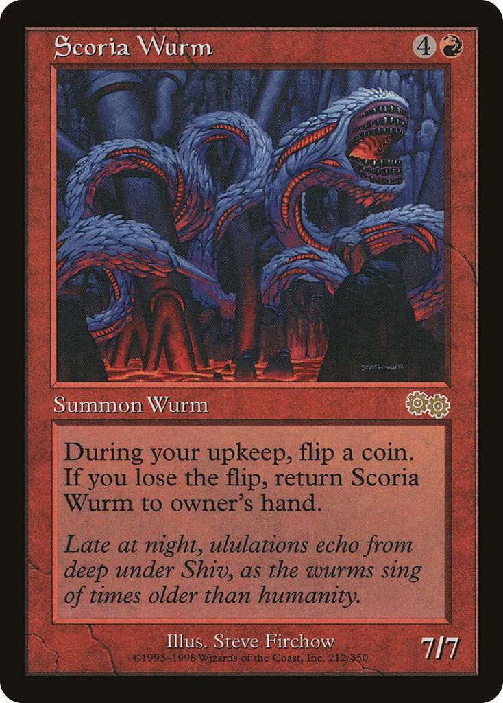 Scoria Wurm · Urza's Saga