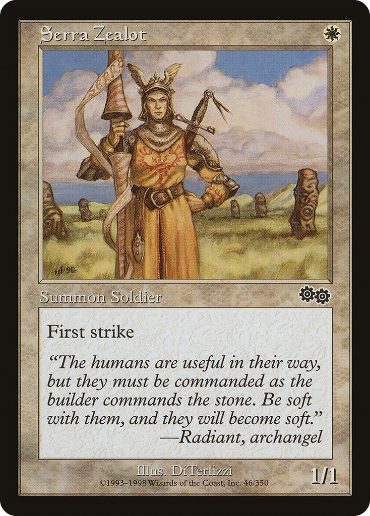 Serra Zealot · Urza's Saga