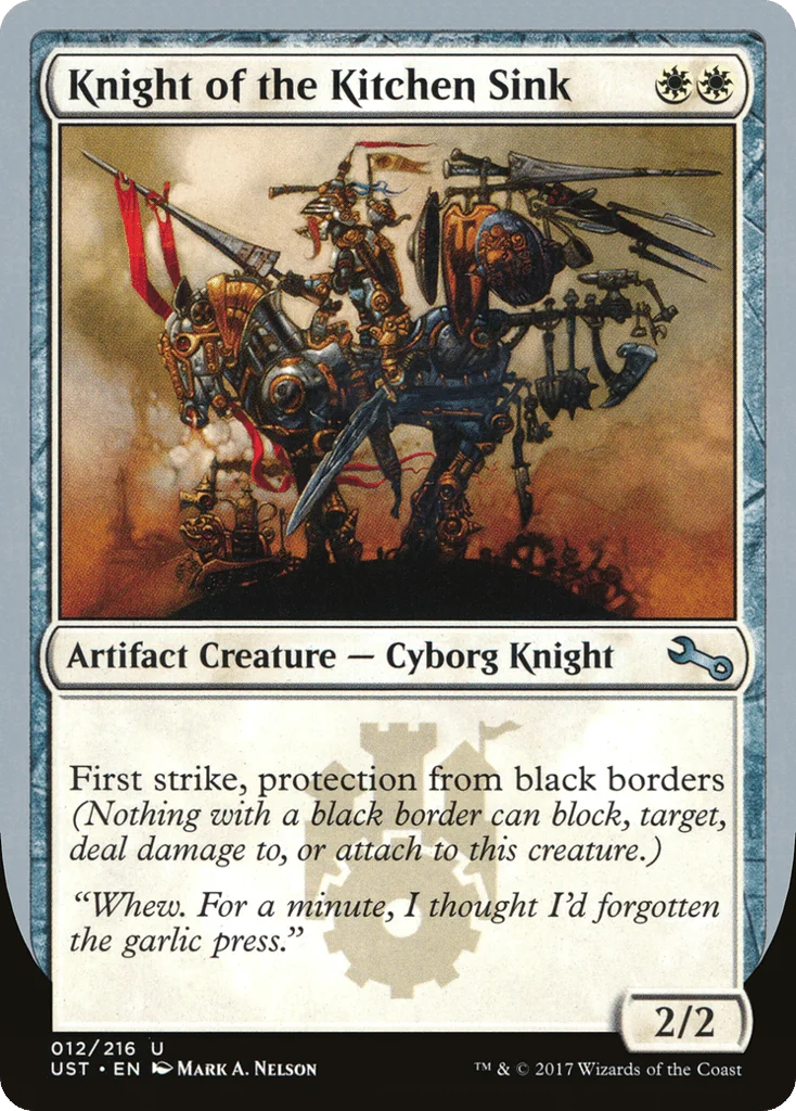 Knight of the Kitchen Sink · Unstable
