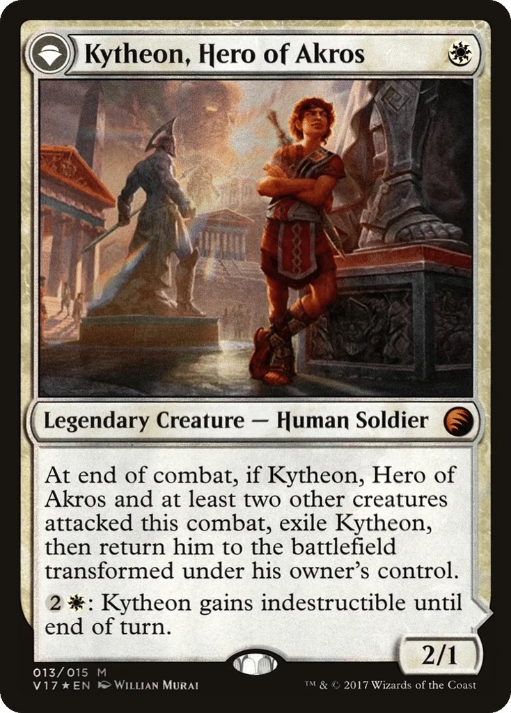 Kytheon, Hero of Akros // Gideon, Battle-Forged · From the Vault: Transform