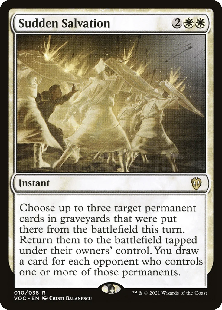 Sudden Salvation · Crimson Vow Commander