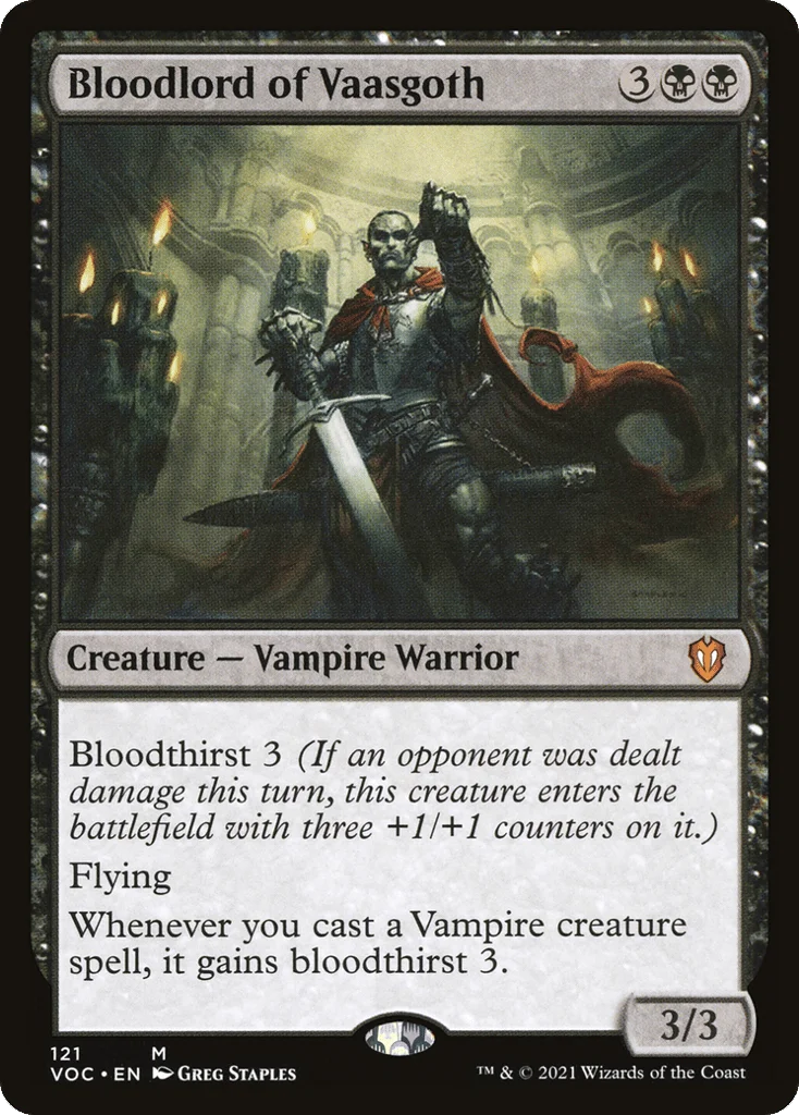 Bloodlord of Vaasgoth · Crimson Vow Commander