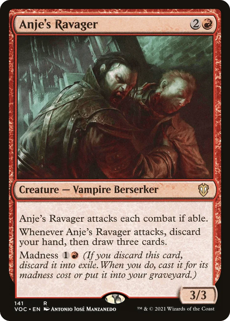 Anje's Ravager · Crimson Vow Commander