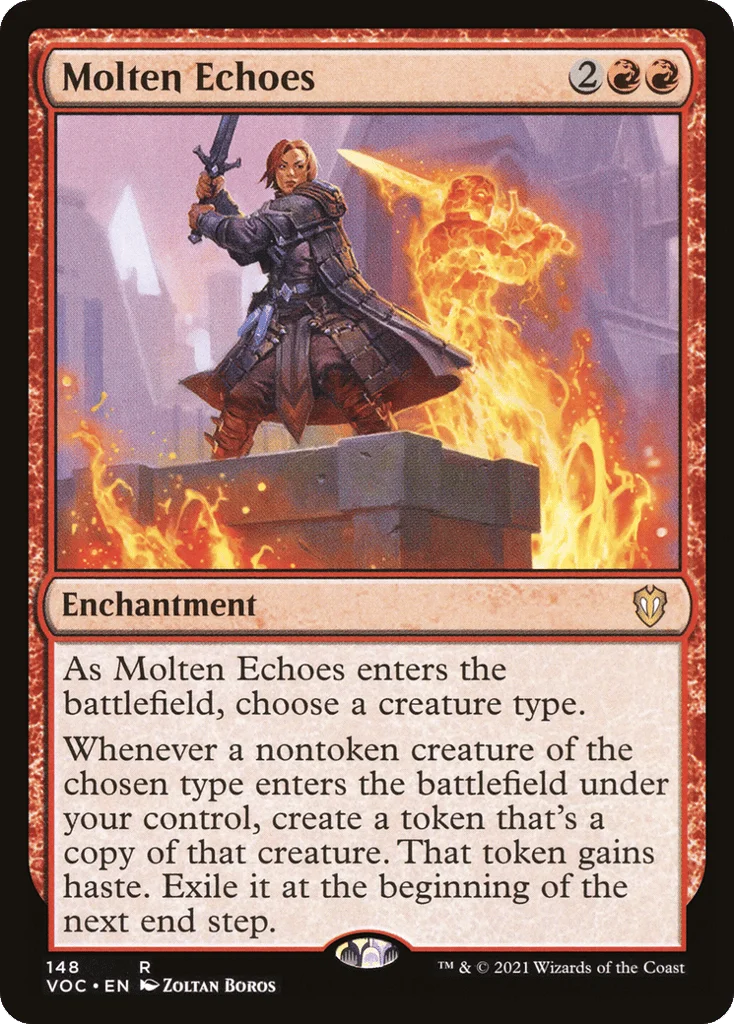 Molten Echoes · Crimson Vow Commander