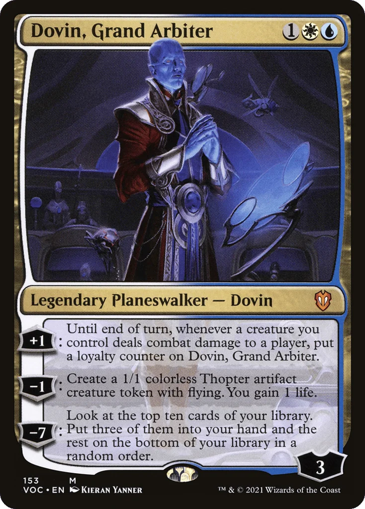 Dovin, Grand Arbiter · Crimson Vow Commander