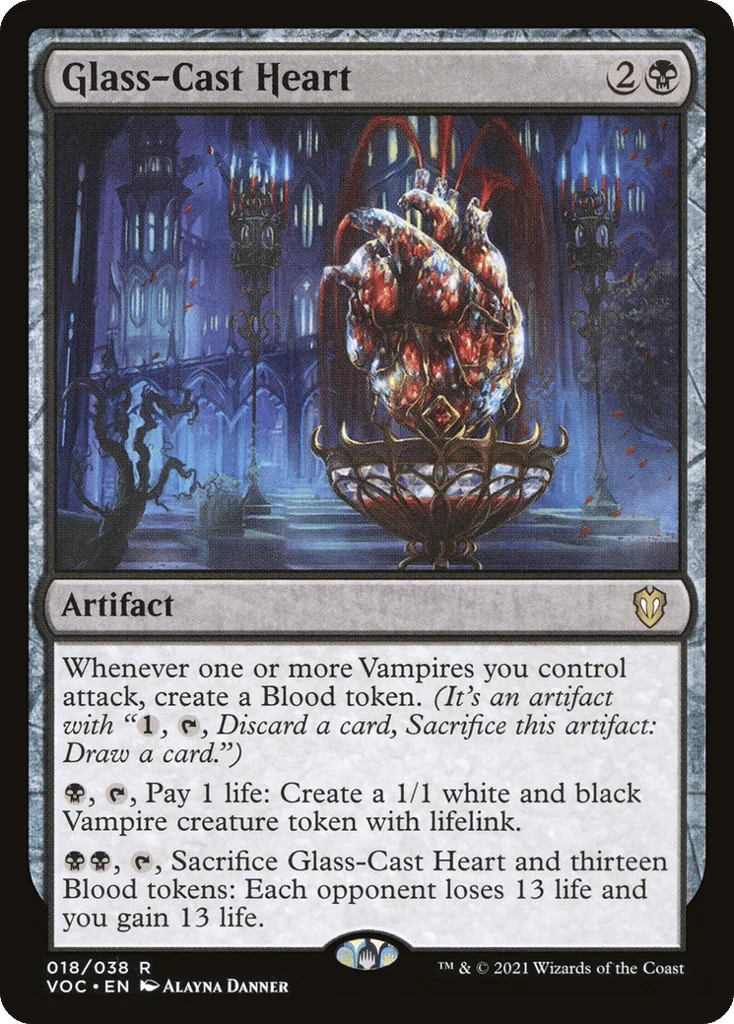 Glass-Cast Heart · Crimson Vow Commander
