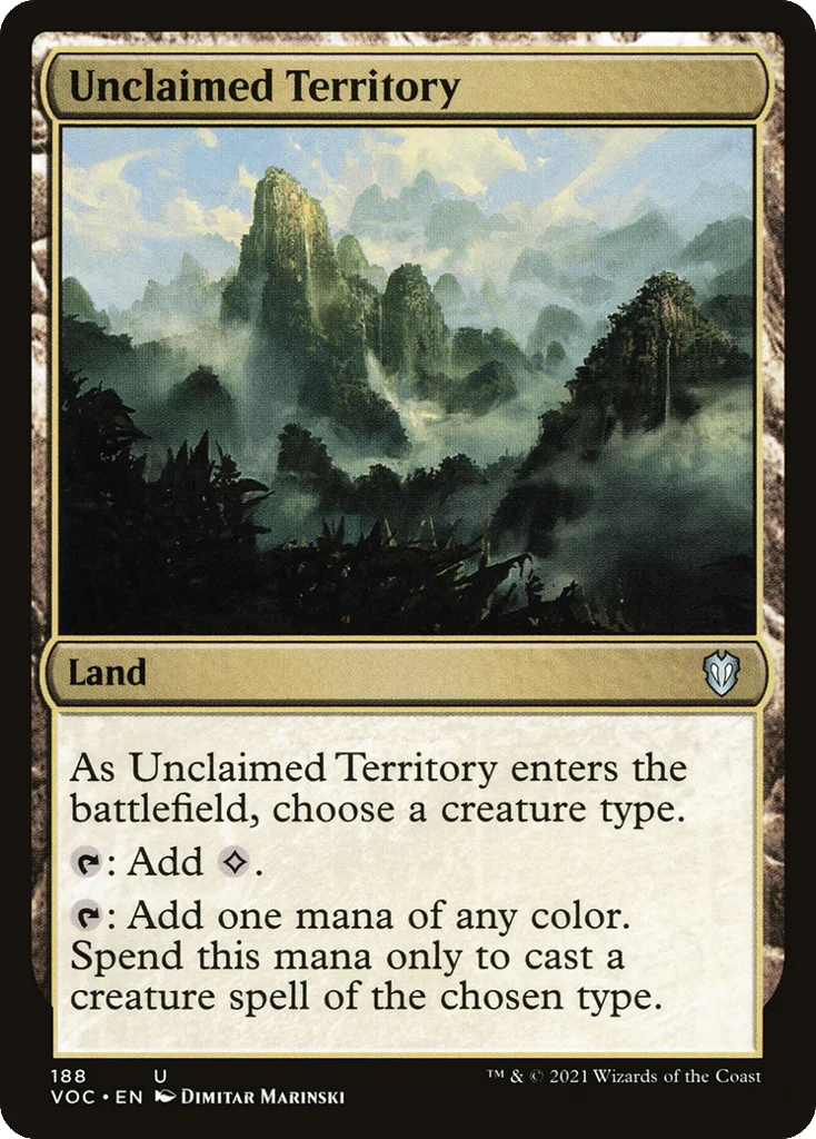 Unclaimed Territory · Crimson Vow Commander