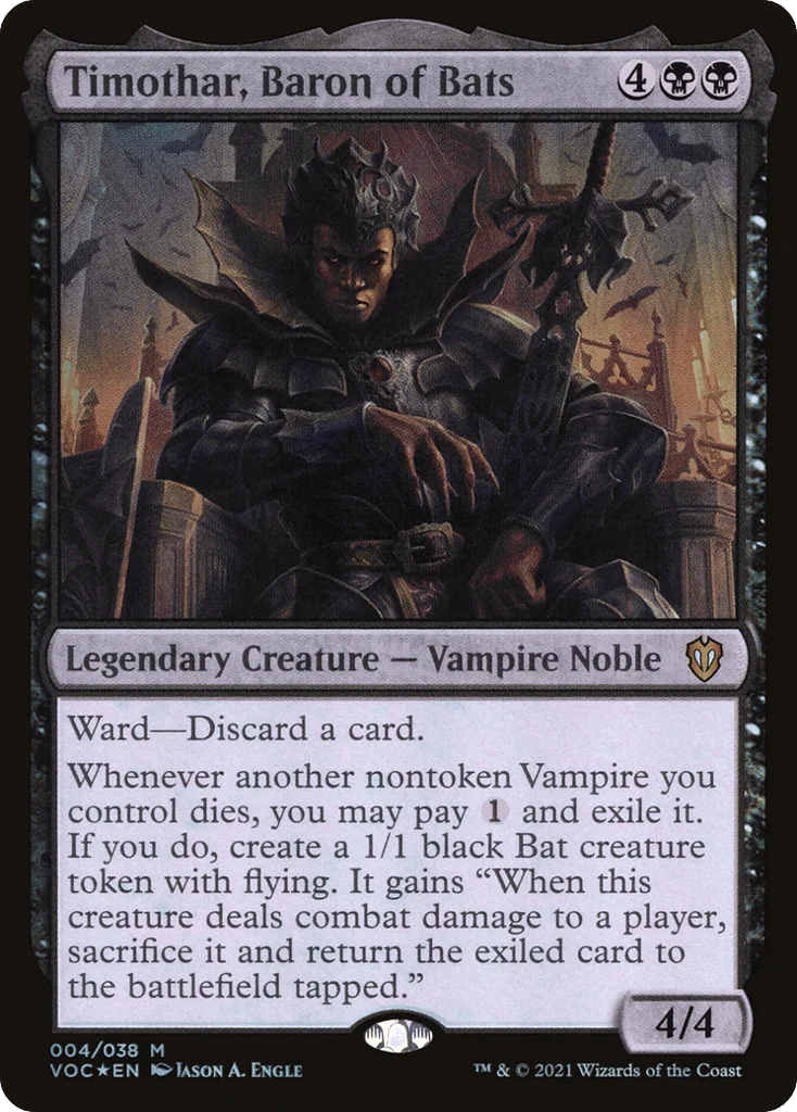 Timothar, Baron of Bats · Crimson Vow Commander