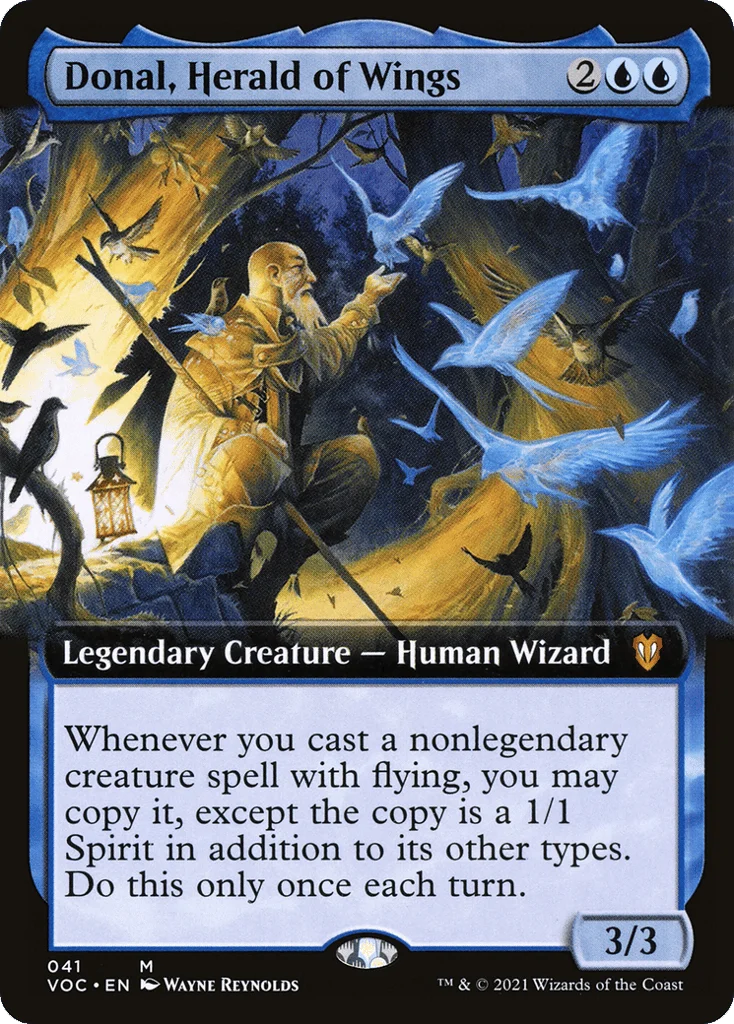 Donal, Herald of Wings · Crimson Vow Commander